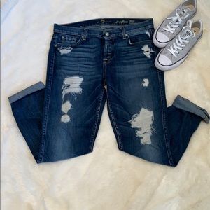 7 for All Mankind Josefina Skinny Boyfriend Jeans